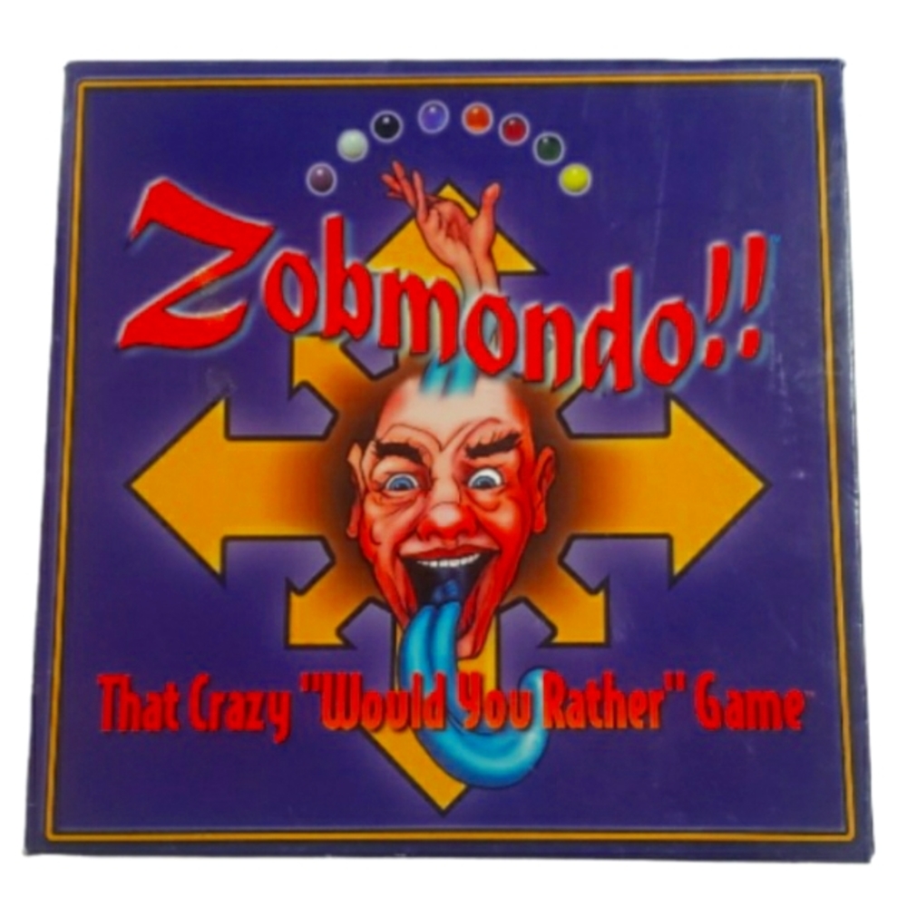 vintage Would You Rather Zobmondo board Game 1998 Complete
